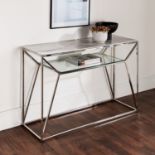 Marble Glass Console Table RRP - £560