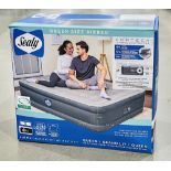 Sealy Fortech Queen Size Airbed with Built in Pump and Carry Bag New Sealed Box