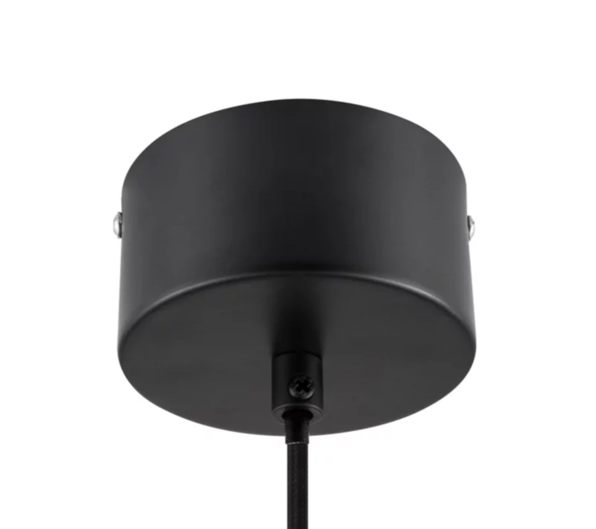 GoodHome Nedoki Matt Black Pendant ceiling light, (Dia)350mm - Image 4 of 4