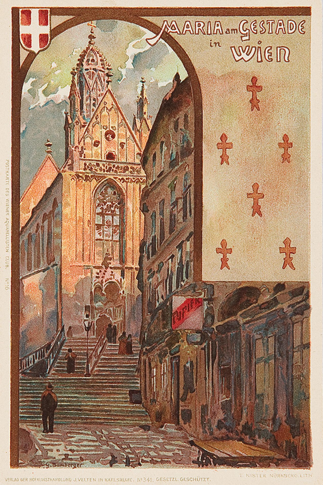 GUSTAV BAMBERGER (Würzburg 1861 - 1936 Zehenthof bei Scheibbs) - Bild 2 aus 4