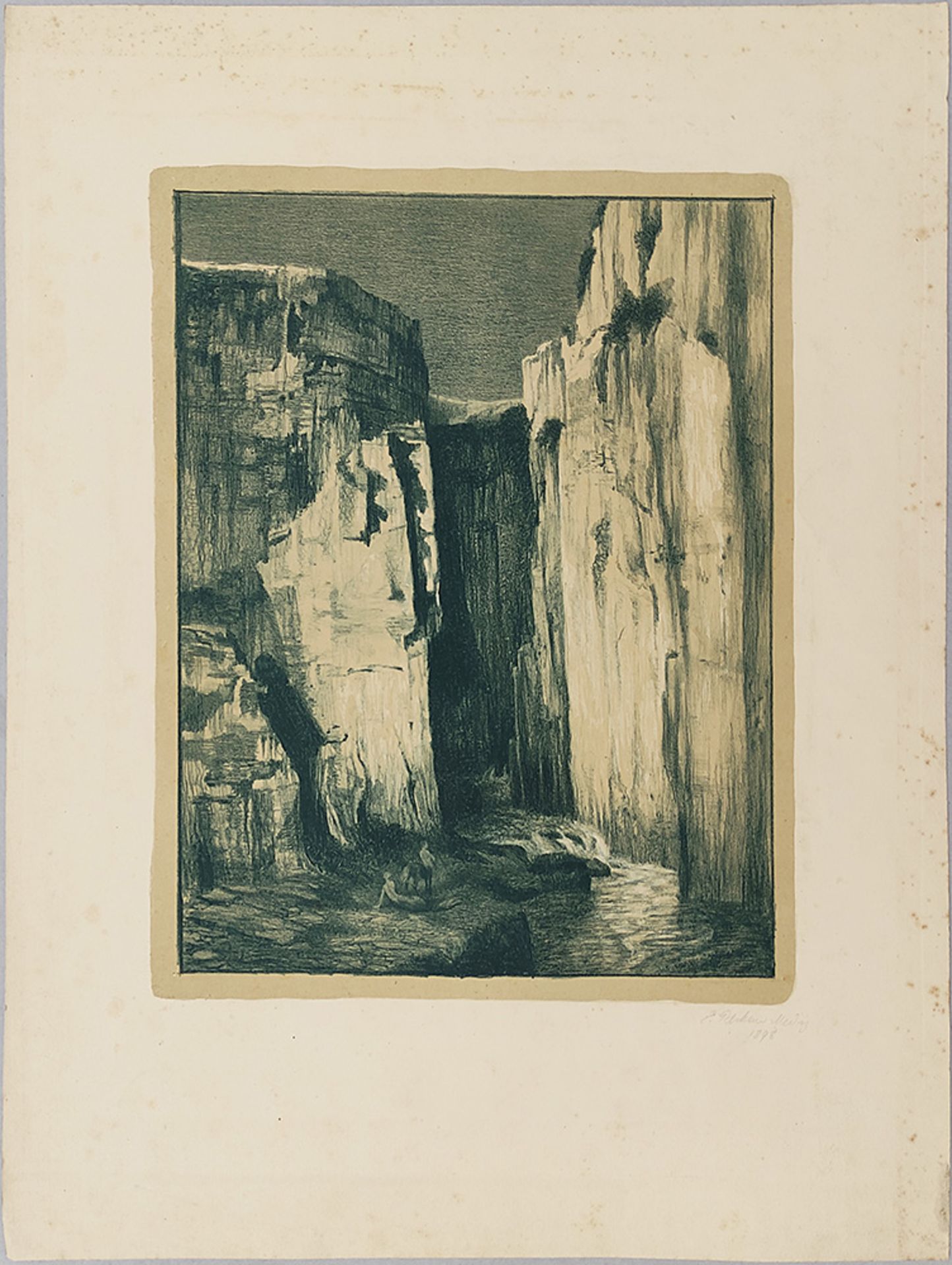 EMILIE MEDIZ-PELIKAN (Vöcklabruck 1861 - 1908 Dresden) - Bild 2 aus 3
