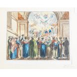 Pinelli, Bartolomeo (1781 - 1835), La Rapresentazione del Presepio, in Roma - il S. Natale (1821)