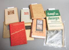 11-teiliges Konvolut von Büchern und Heften (Drittes Reich)