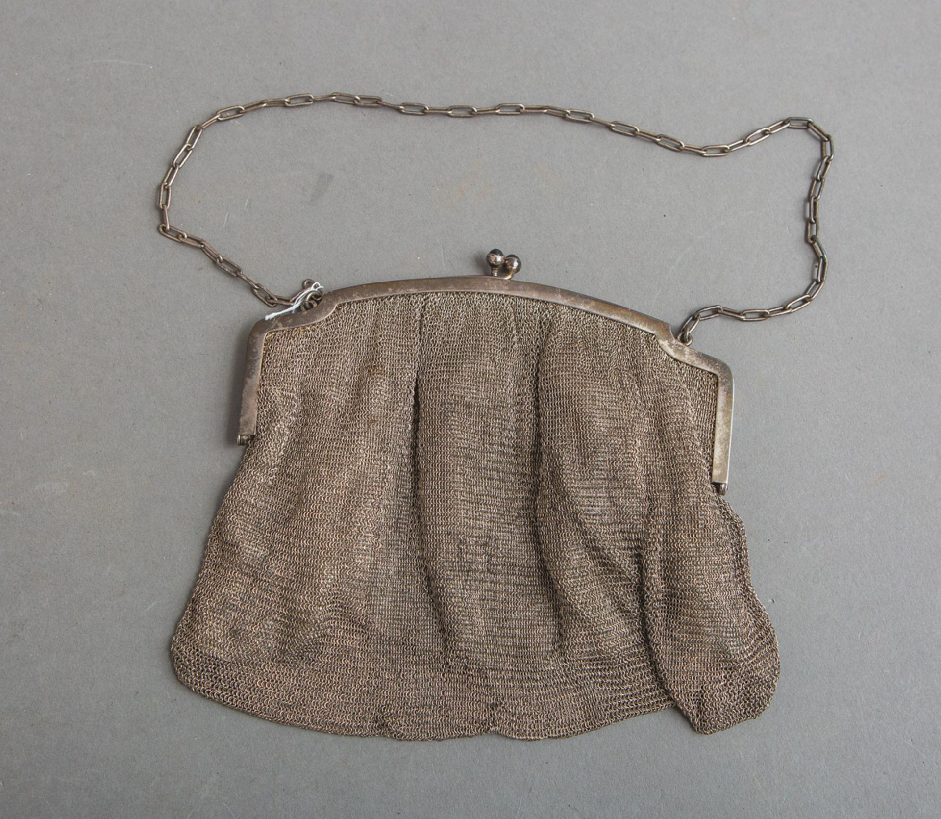 Kleine Kettentasche 800 Silber (um 1900)
