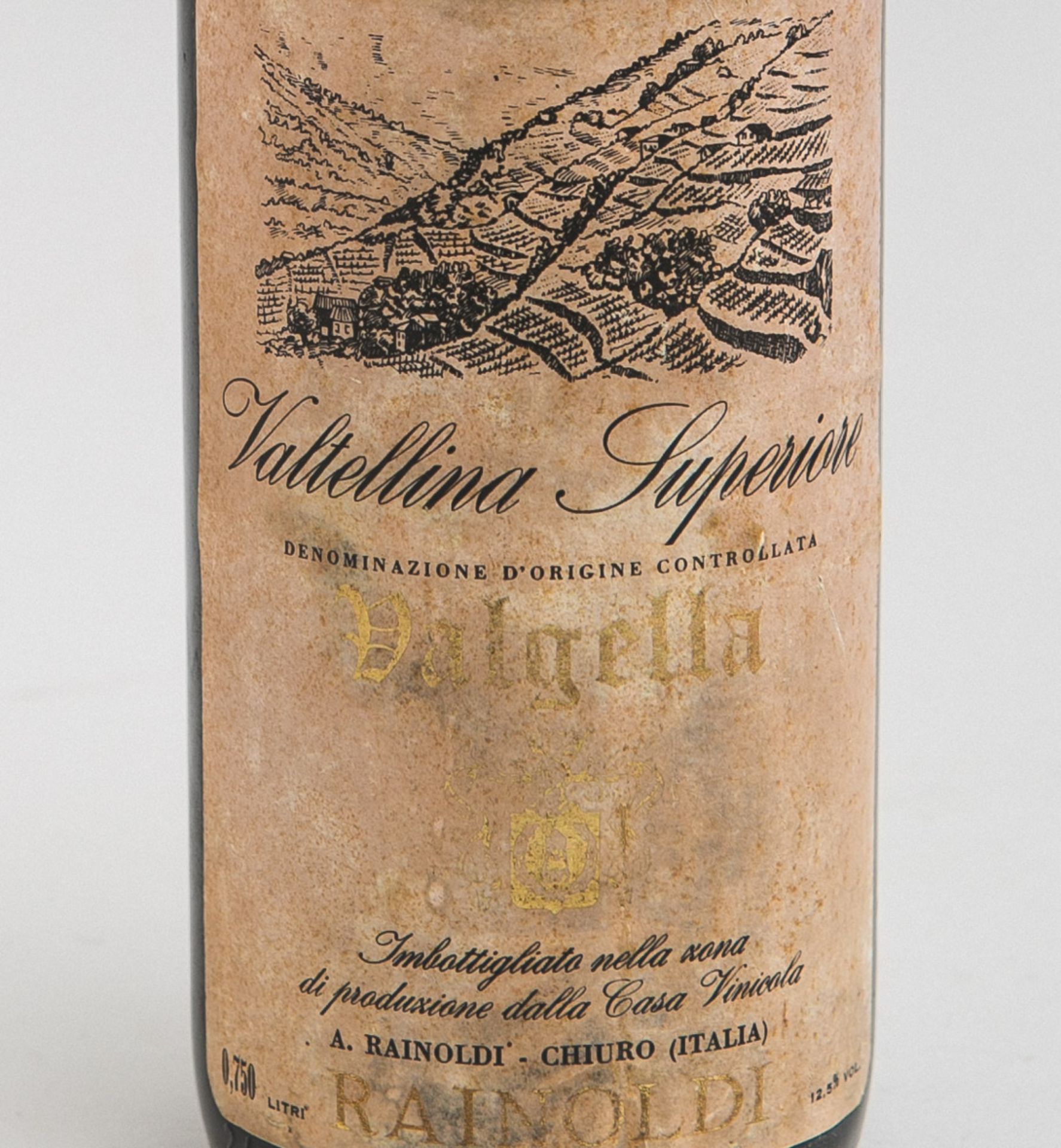 1 Flasche "Valgella Valtellina Superiore" Rotwein (Chiuro, Italien, 1977) - Bild 2 aus 2