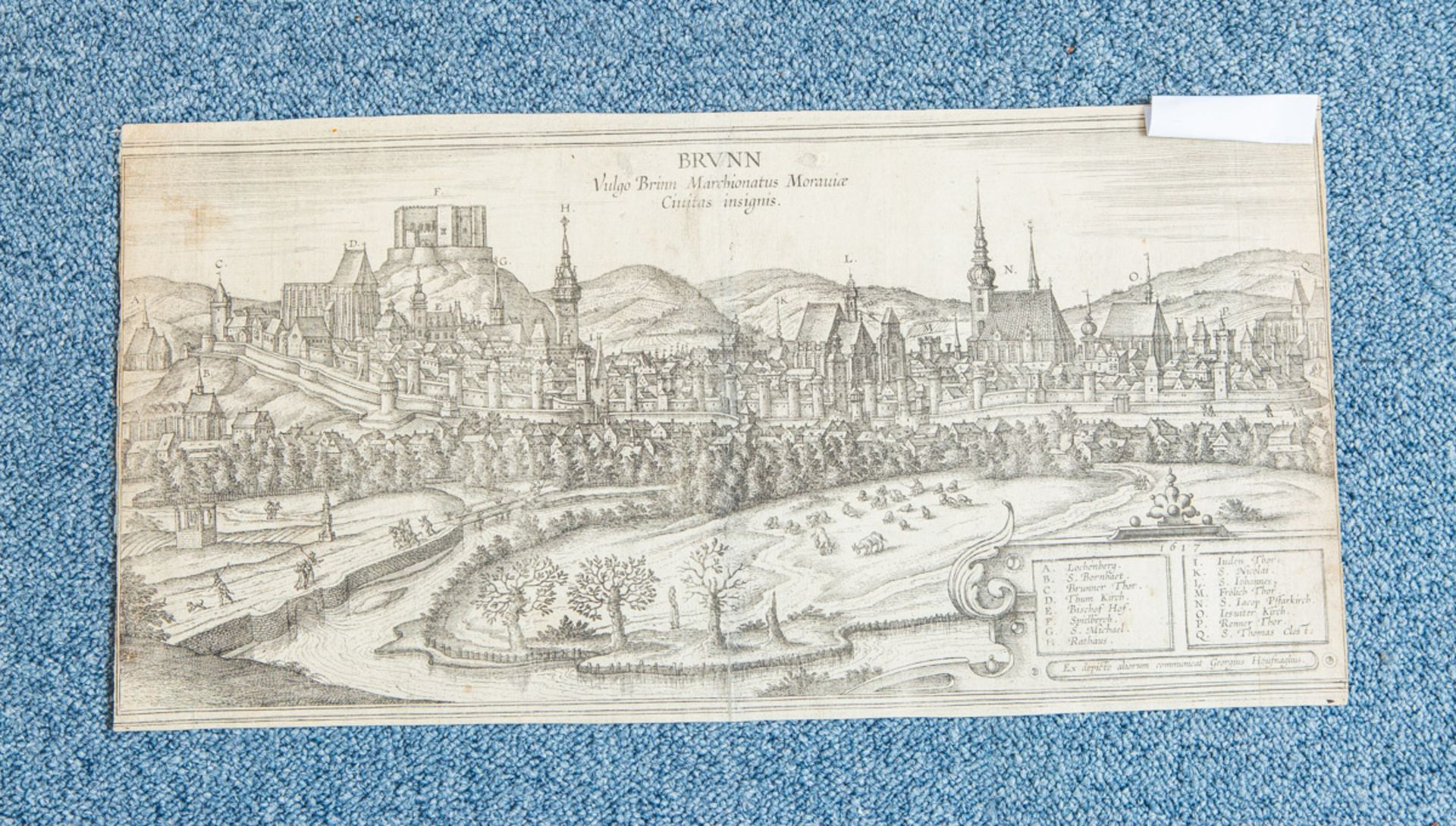 Hoefnagel, Joris (1542 - 1600), Ansicht von Brunn