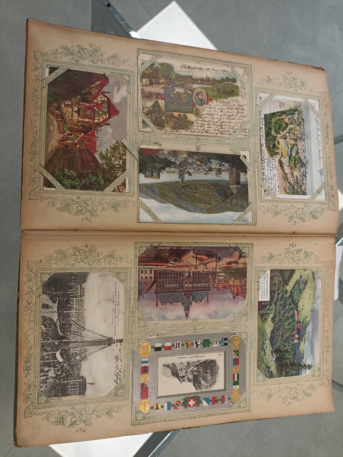 Postkarten-Album (um 1900) - Bild 8 aus 21