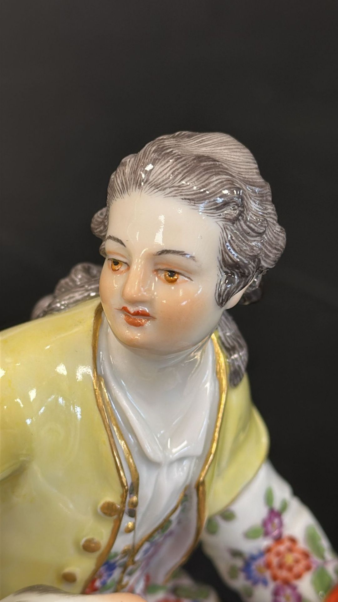 Porzellanfigurengruppe Schäferpaar (Meissen, 19./20. Jh.) - Image 8 of 16