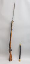 Rifle Modell 1863 (Zouave US) mit zugehörigem Bajonett