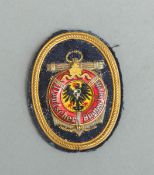 Abzeichen für Schirmmütze "Kaiserlicher Deutscher Flottenverein"
