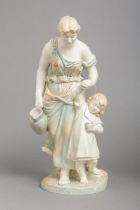 Porzellanfigurine "Fall nicht Gretghen" (Royal Vienna Wahliss)