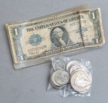 Konvolut alter Silberdollars
