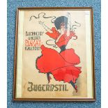 Plakat "Buchheims grosser Plakatkalender" (Jugendstil)