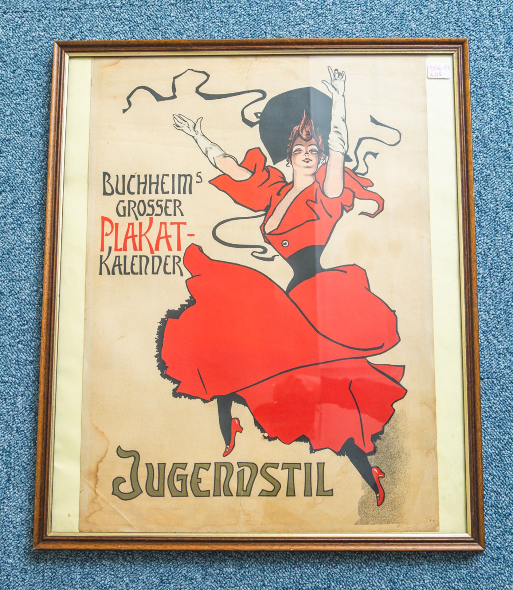 Plakat "Buchheims grosser Plakatkalender" (Jugendstil)