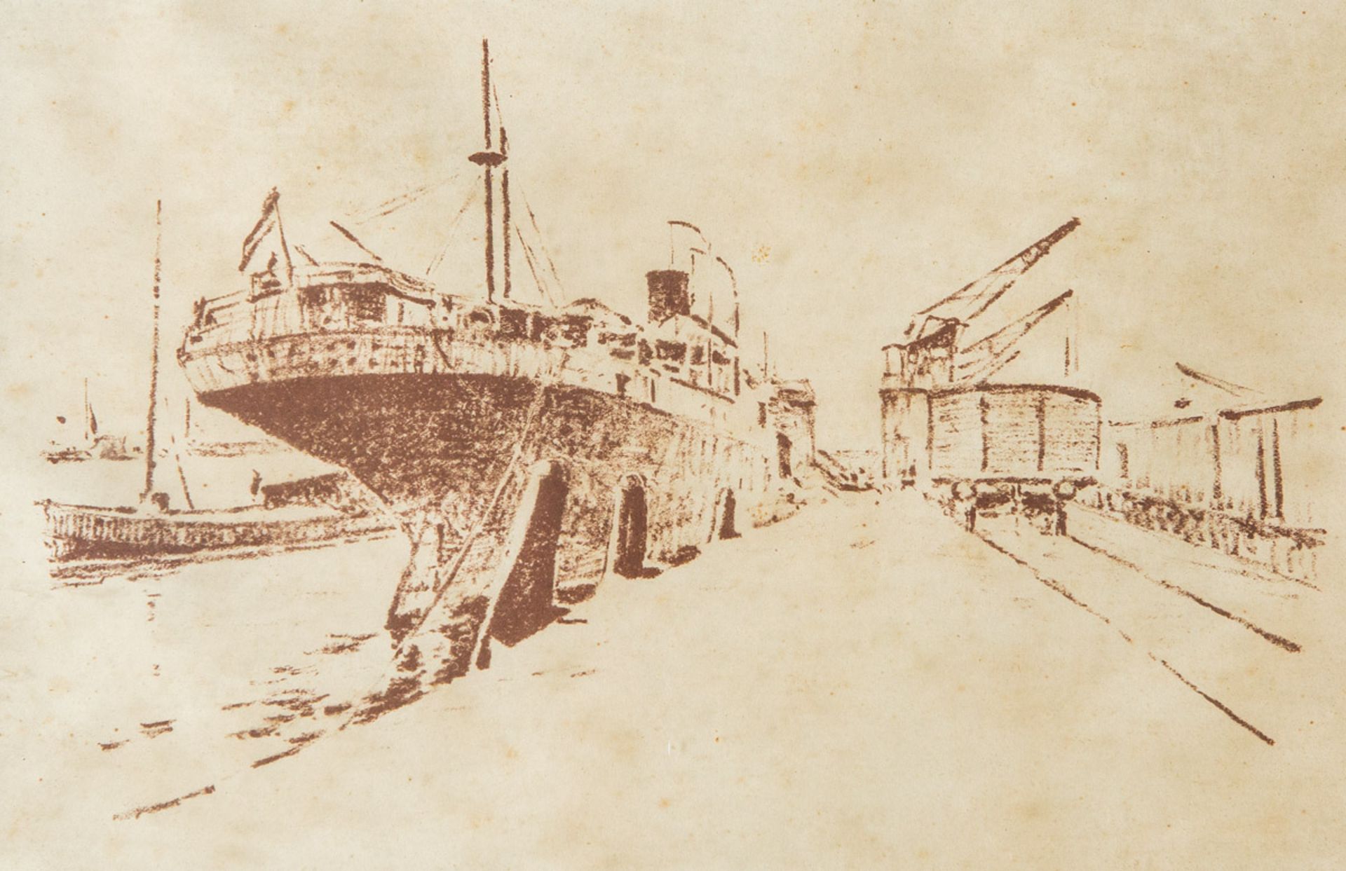 Mulot, Willy (1889 - ?), Original Mappe mit Arbeiten, Zeichnungen, Entwürfen - Image 2 of 4