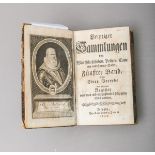Zincke, Georg Heinrich (Hrsg.), "Leipziger Sammlungen" (1749)