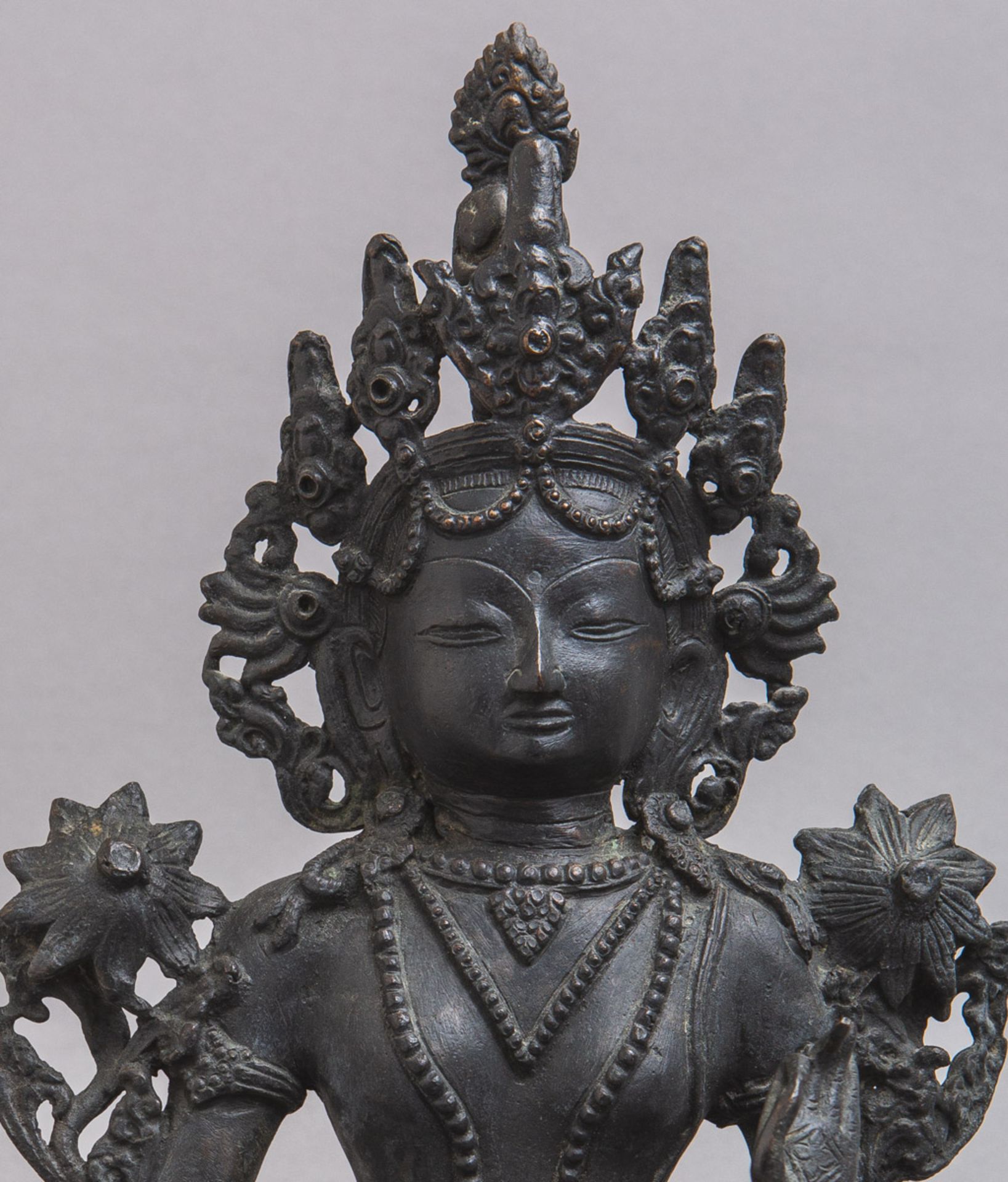 Sitzender Buddha (wohl Indien, 20. Jh.) - Bild 2 aus 2
