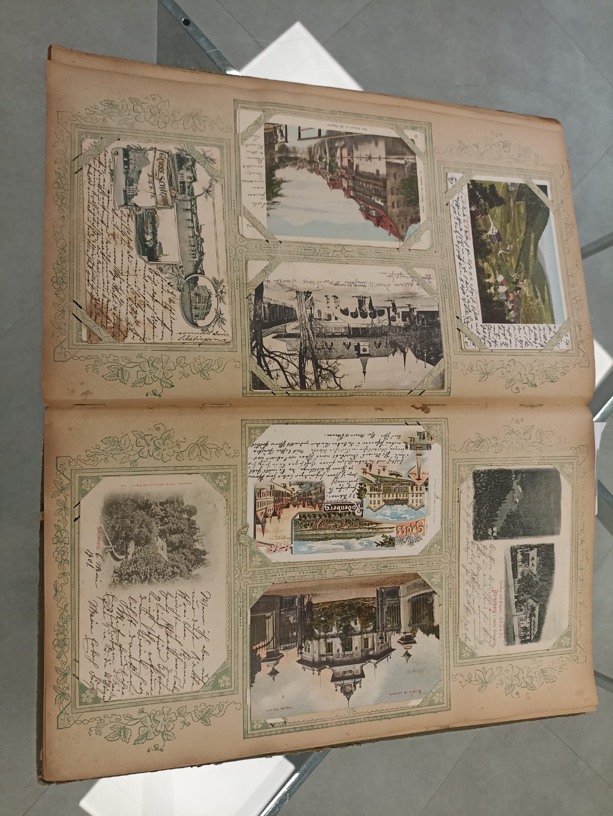 Postkarten-Album (um 1900) - Bild 7 aus 21