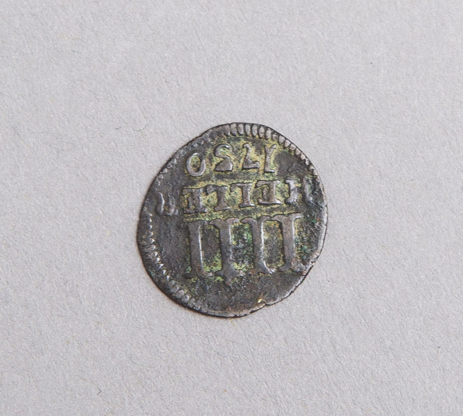 4 Heller-Münze von 1730 (1730 - 1751) - Bild 2 aus 2