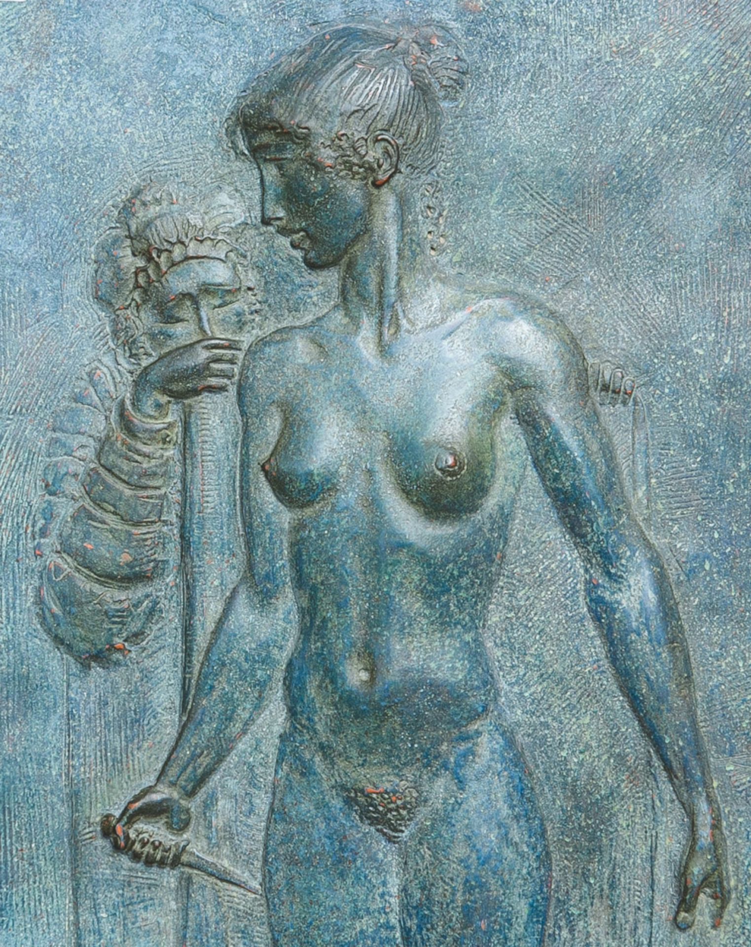 Wandplatte / Relief (um 1910/20, Jugendstil) - Image 2 of 3