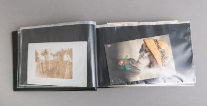 98-teiliges Postkarten-Album (um 1900)