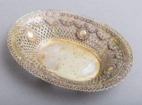 Ovale Schale 800 Silber (um 1900)