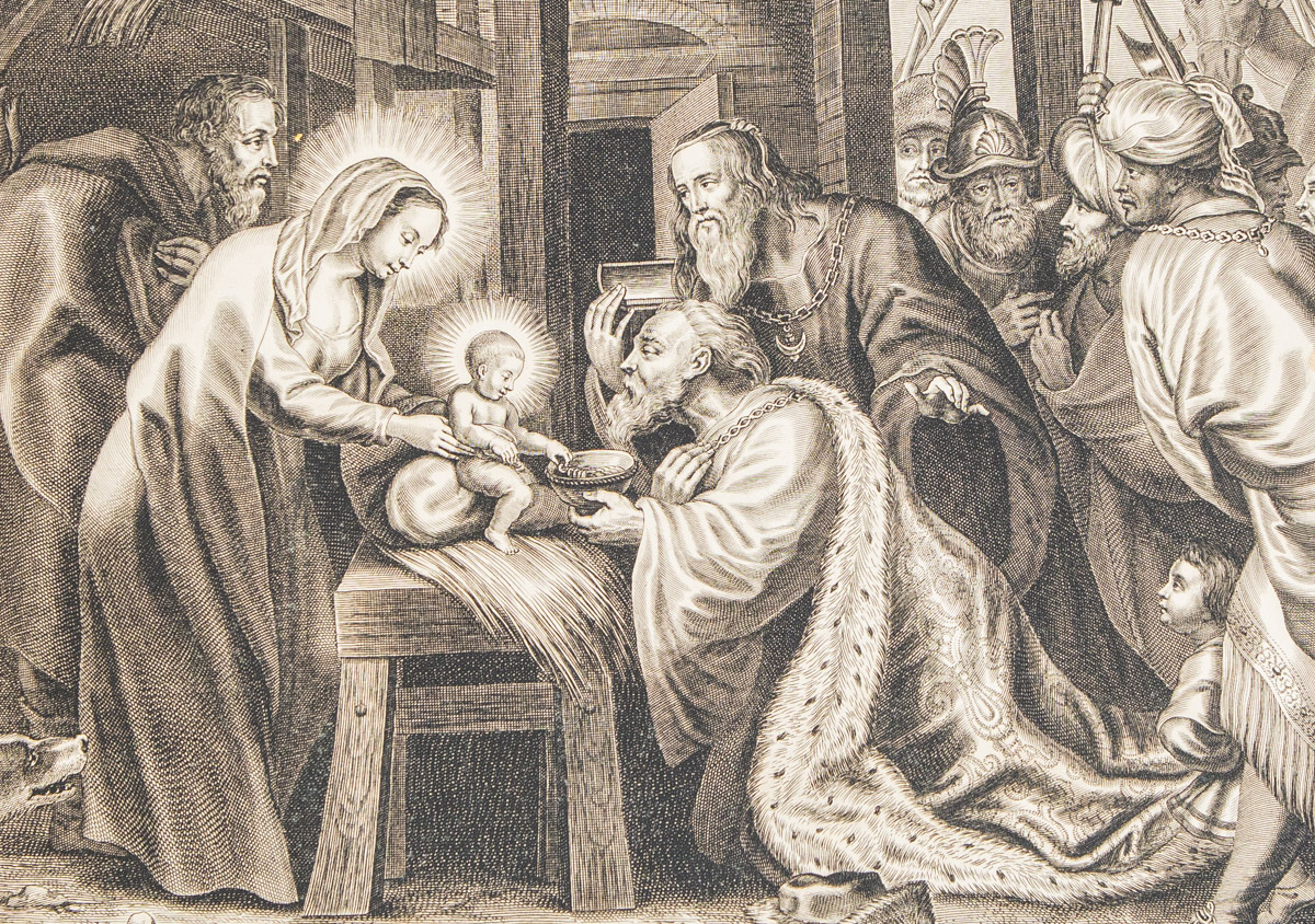 Rubens, Peter Paul (1577 - 1640), Anbetung der Heiligen drei Könige - Bild 2 aus 3