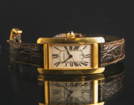 Cartier - Armbanduhr "Tank" 750 GG