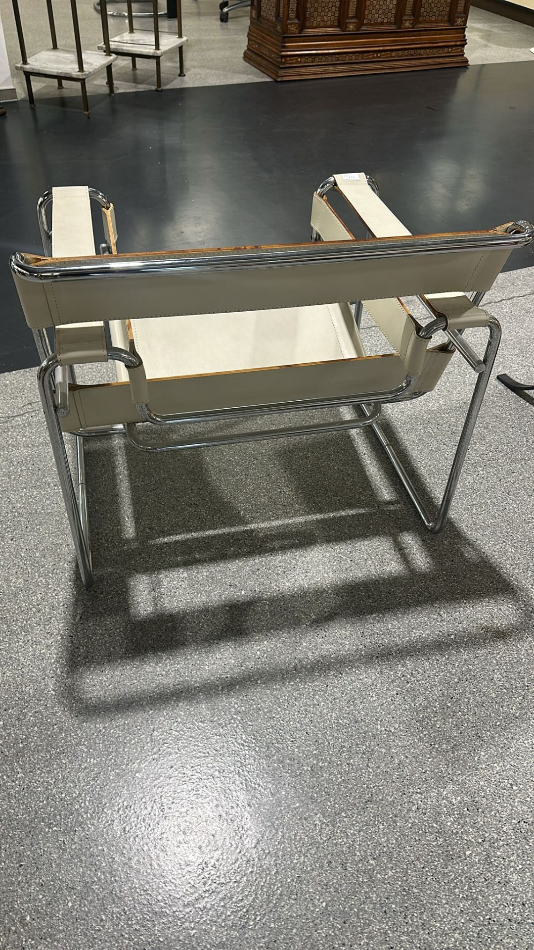 Paar Wassily Chairs (nach d. Entw. von Marcel Breuer, 1925) - Bild 11 aus 13