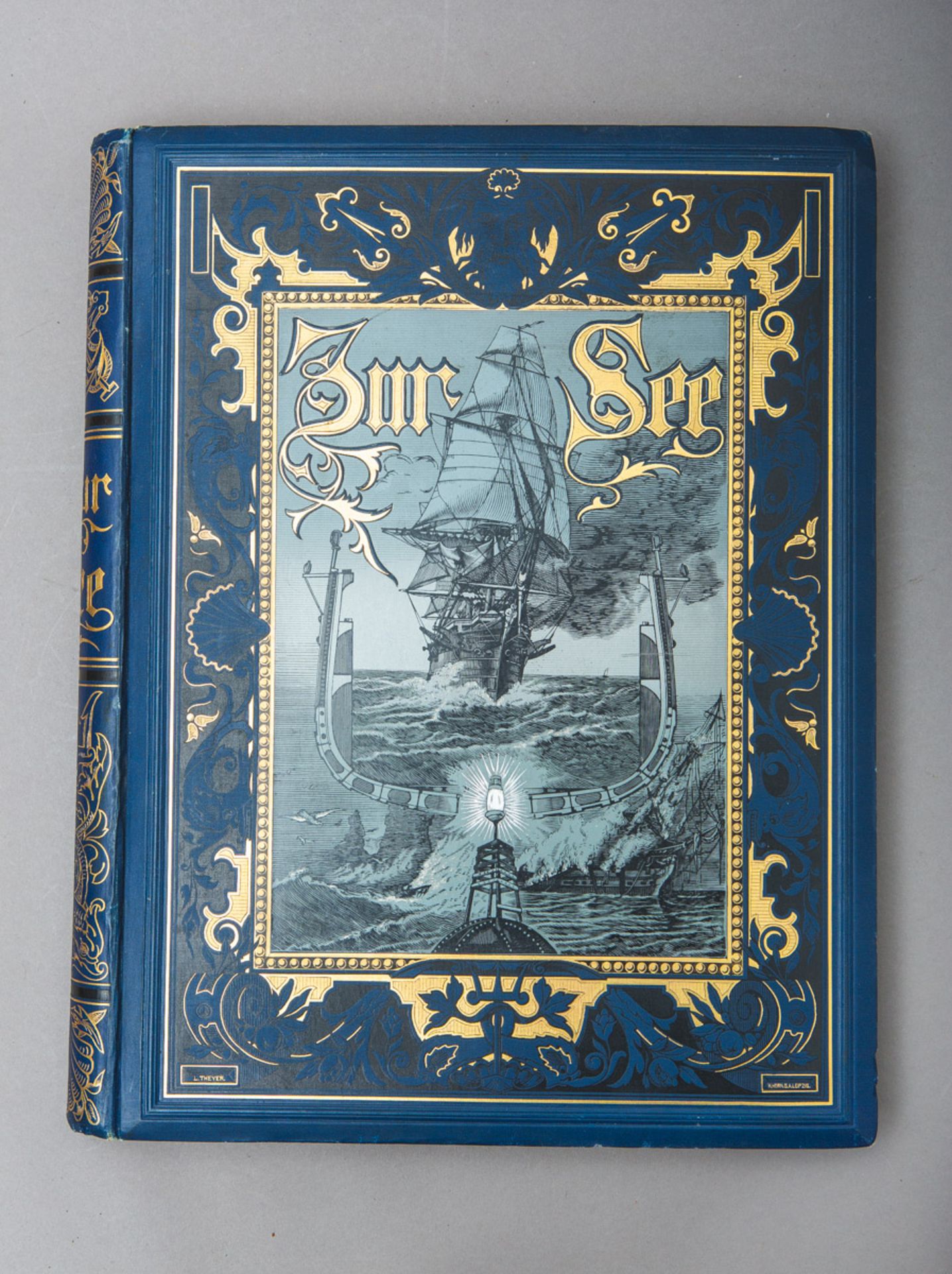 von Henk, D. - Vize-Admiral (Hrsg.), "Zur See" (um 1880/90)