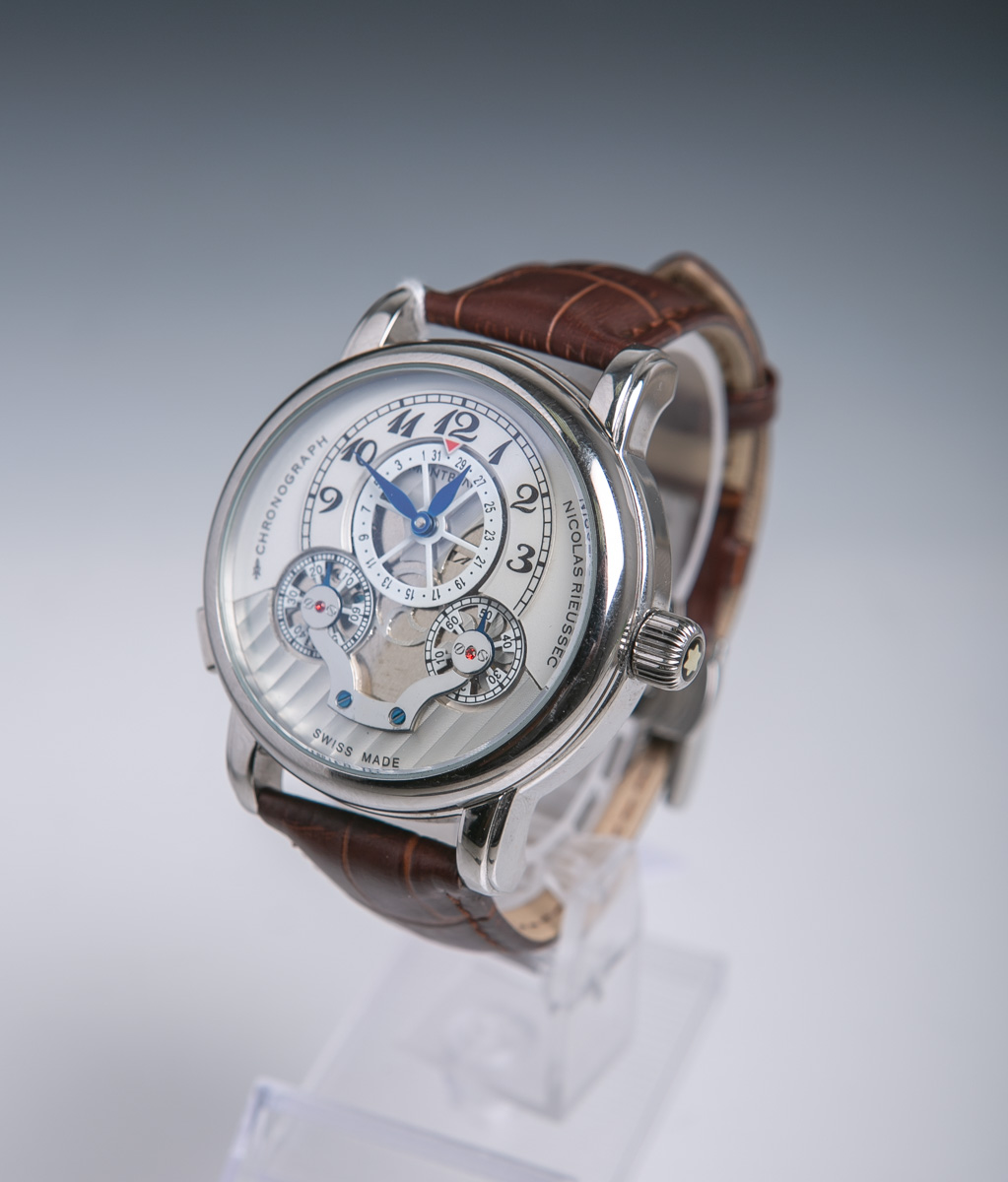 - ENTFÄLLT - Montblanc - Herrenarmbanduhr "Nicolas Rieussec" (Schweiz)