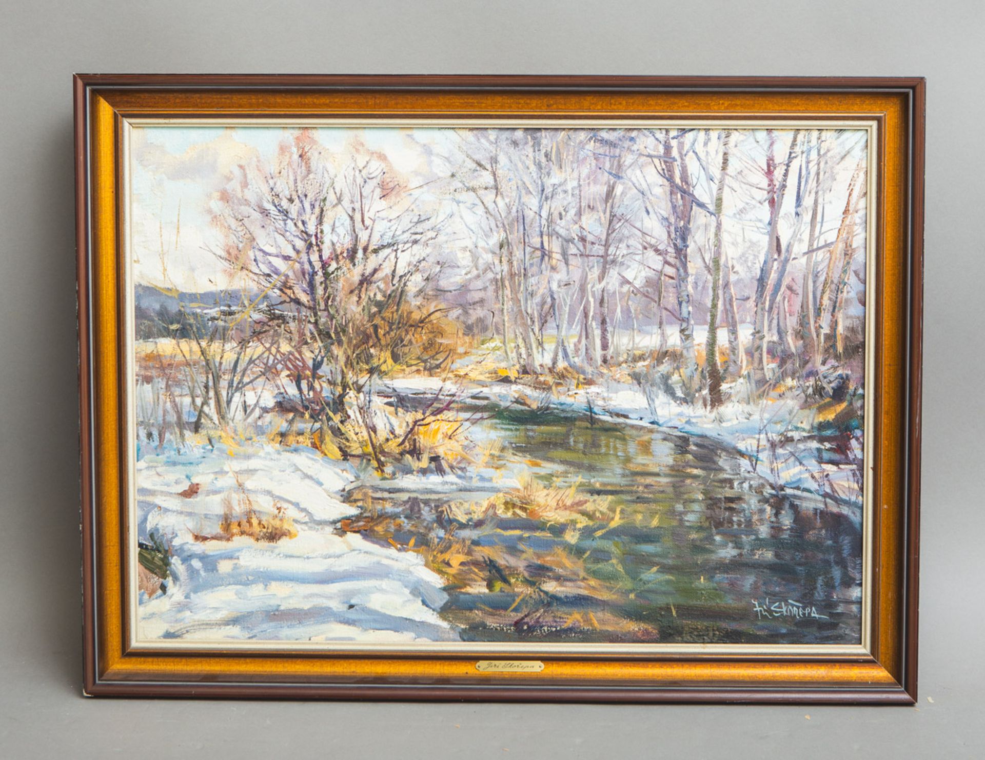 Skorepa, Jirí (geb. 1954), Winterliche Landschaft