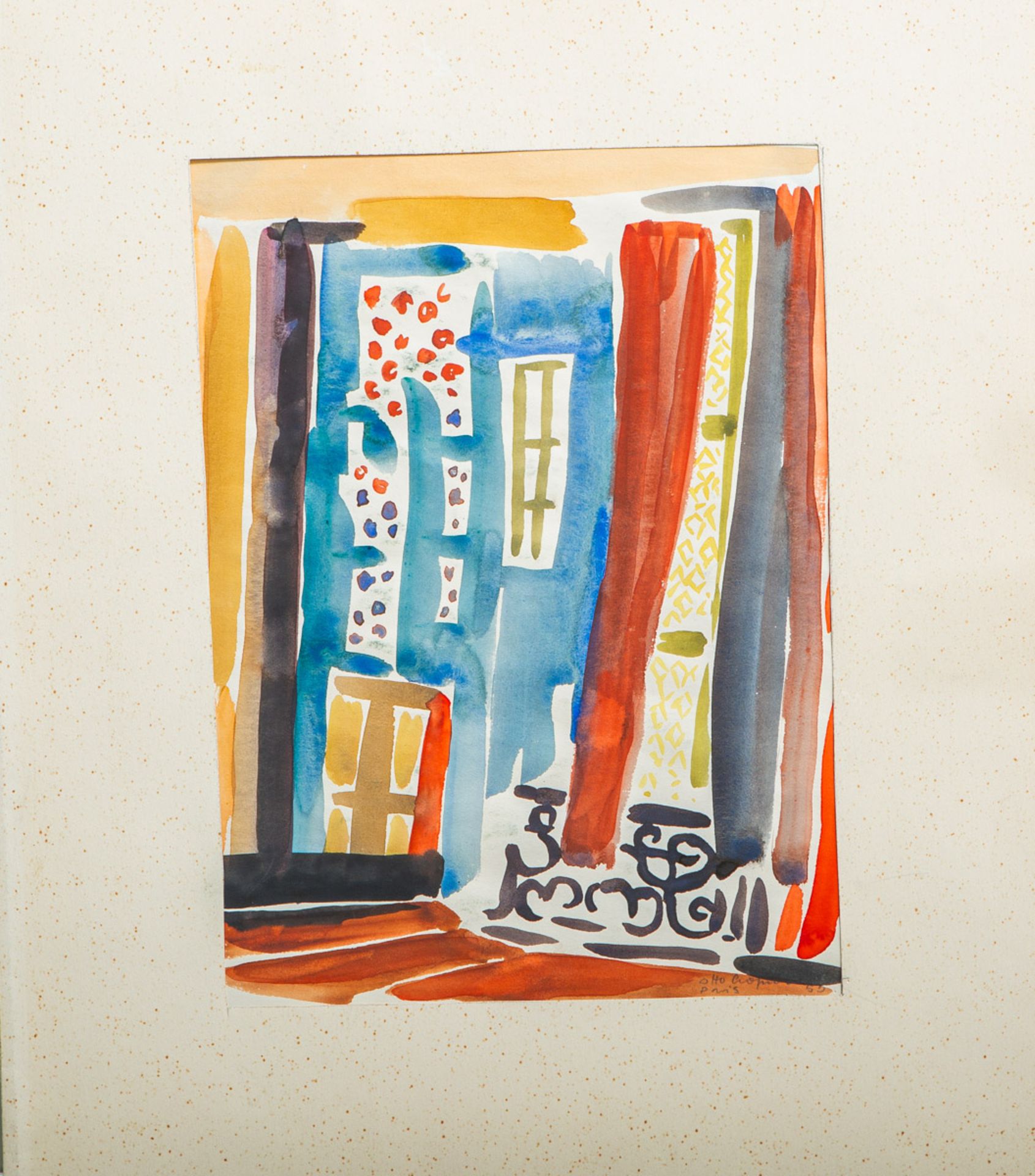Hofmann, Otto (1907 - 1996), Ansicht einer Gasse in Paris
