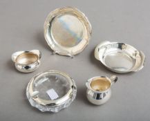 5-teiliges Konvolut verschiedener Silberteile