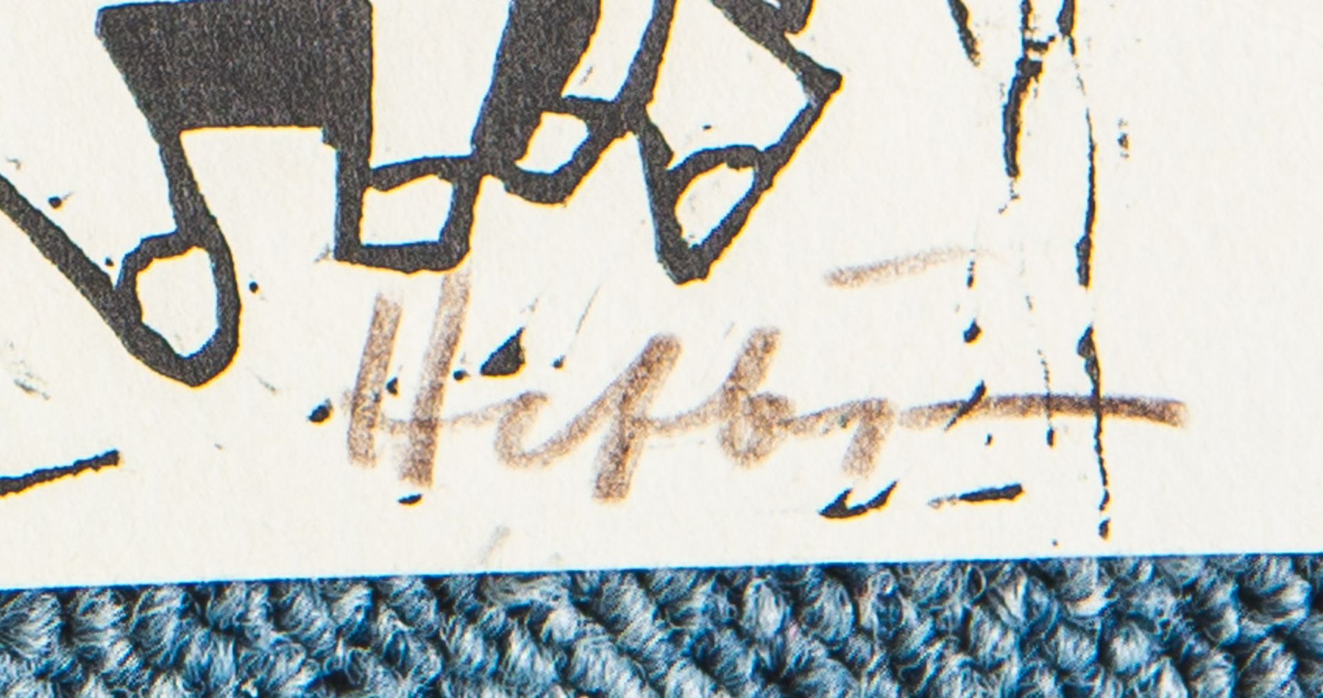 Signiert "Herbin" (19./20. Jh.), Frau und Panzer - Image 2 of 2