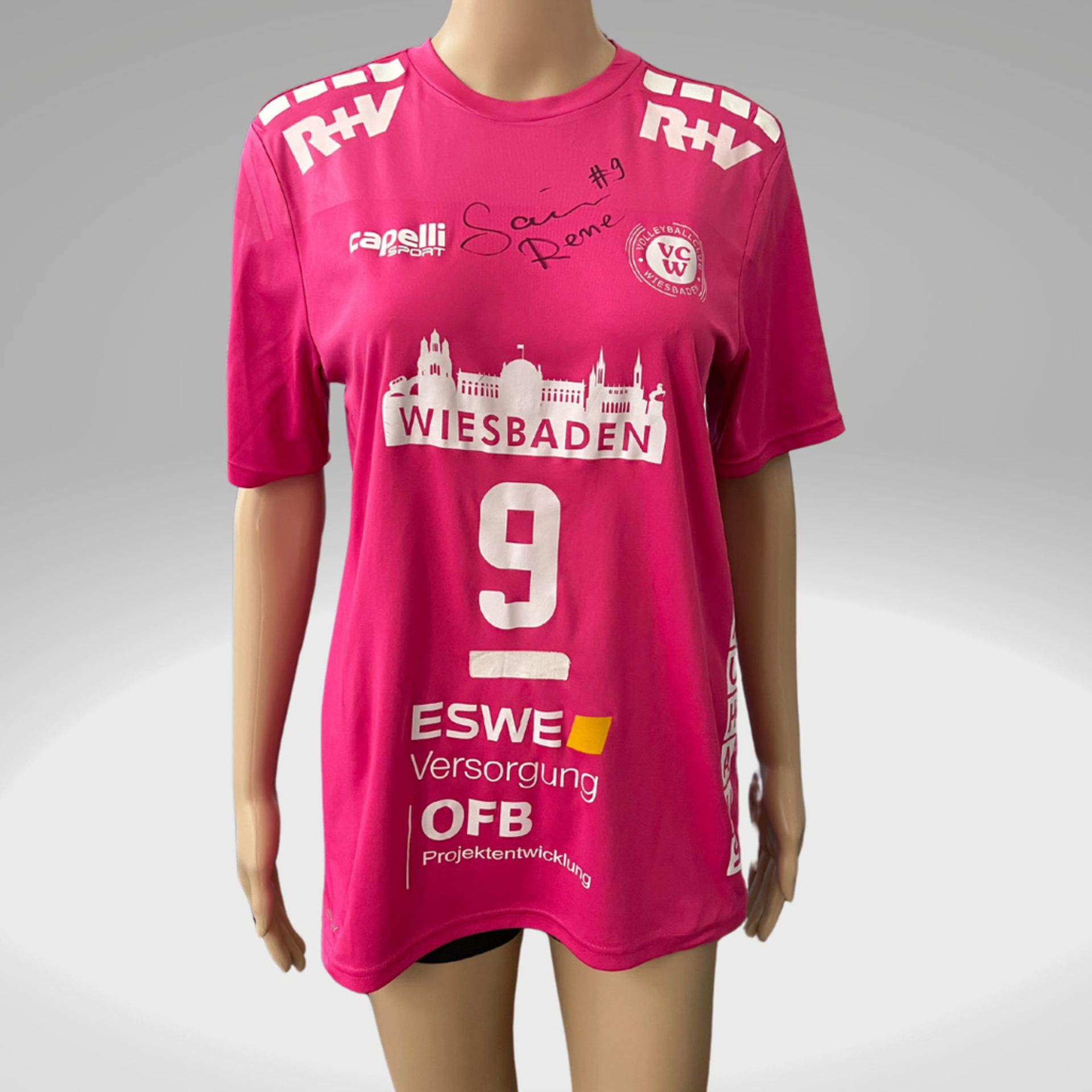 Original-Trikot von Rene Sain (getragen & handsigniert) - Bild 3 aus 4