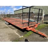 1995 Griffiths 8 ton 25' Bale Trailer with ladders front and rear - owned from new - Subject to VAT