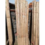 20 x wooden 5'6" and 6' Fencing Posts - Subject to VAT