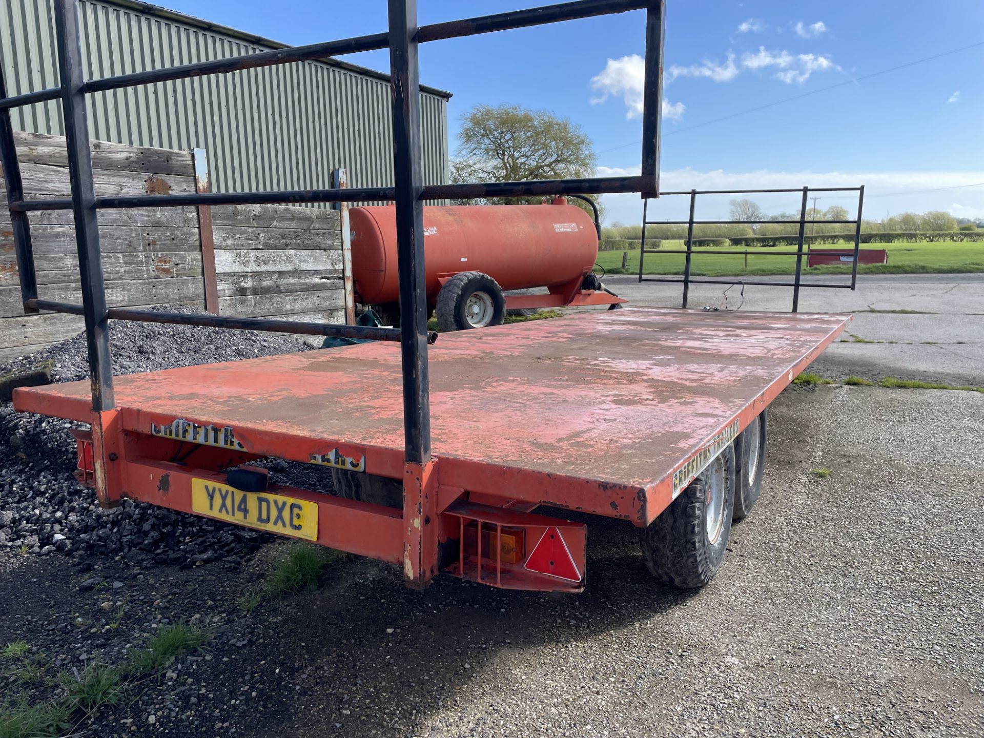 1995 Griffiths 8 ton 25' Bale Trailer with ladders front and rear - owned from new - Subject to VAT - Image 3 of 3