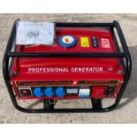 Unused petrol generator VAT