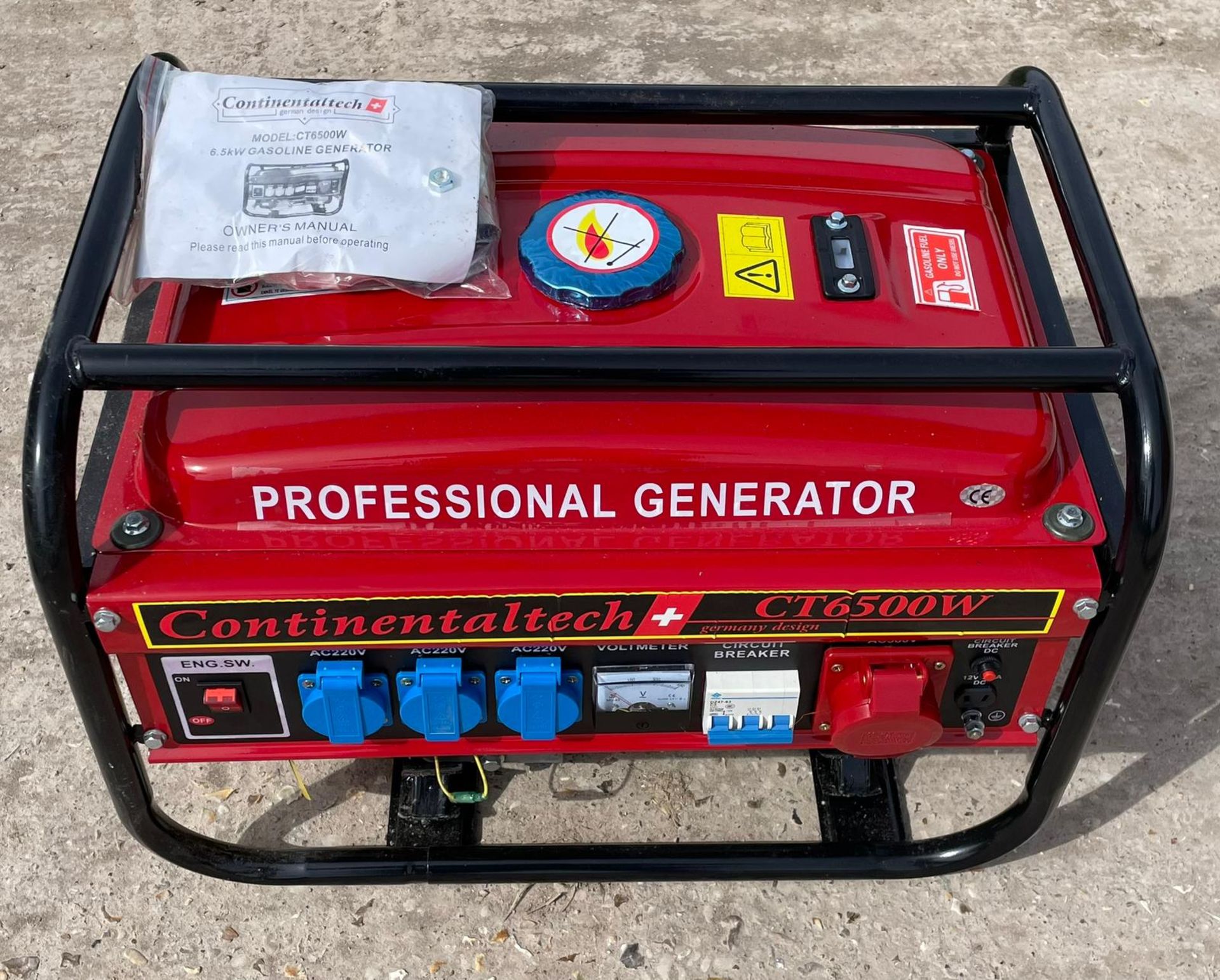 Unused petrol generator VAT