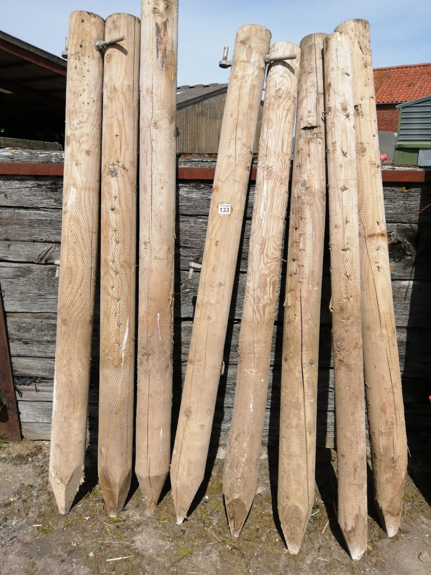 8 x 8' Fencing posts - Subject to VAT