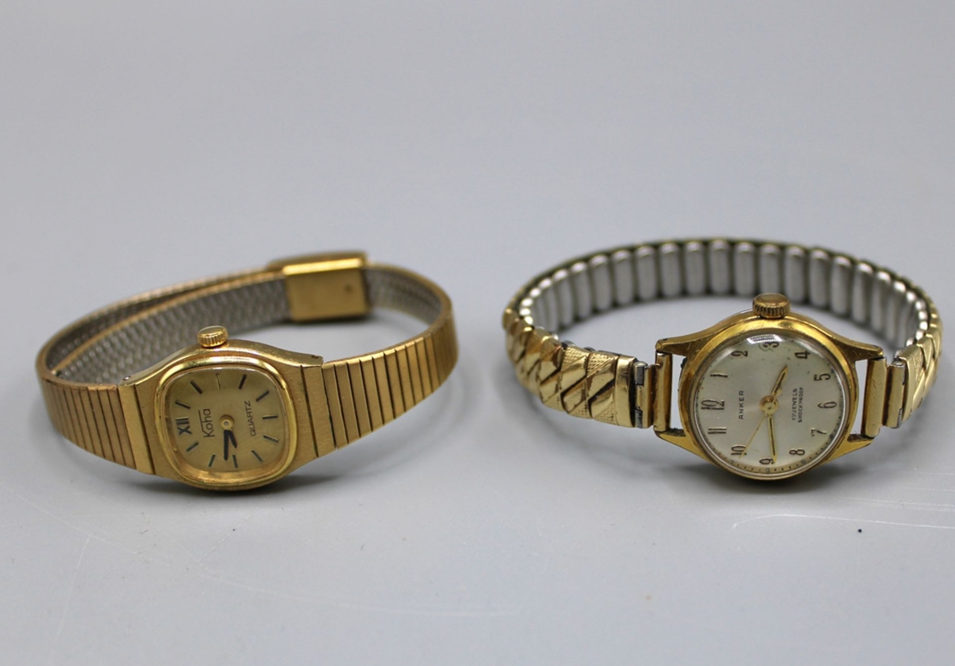 Damen Uhren Taschenuhren Konvolut 7 St., darunter Uhlmann Geneve Taschenuhr guillochiert, Fossil Ar - Image 2 of 2