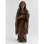 Madonna Mater Dolorosa Schnitzfigur Bay. Wald um 1900 ca. 59 cm