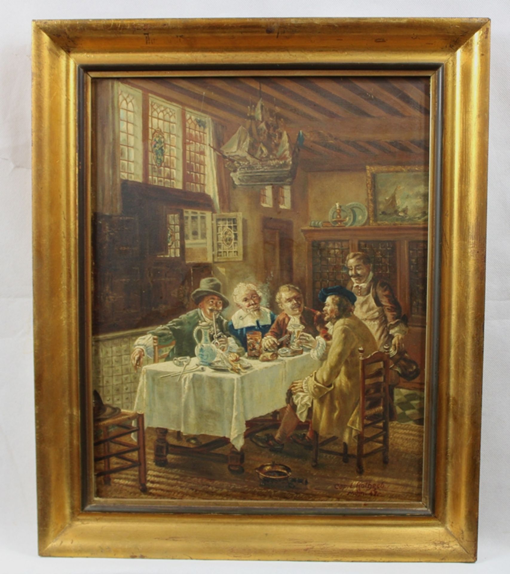 L. Rothgeb Gemälde Copie 1947 ca. 50,5 x 41,5 cm (mit Rahmen)