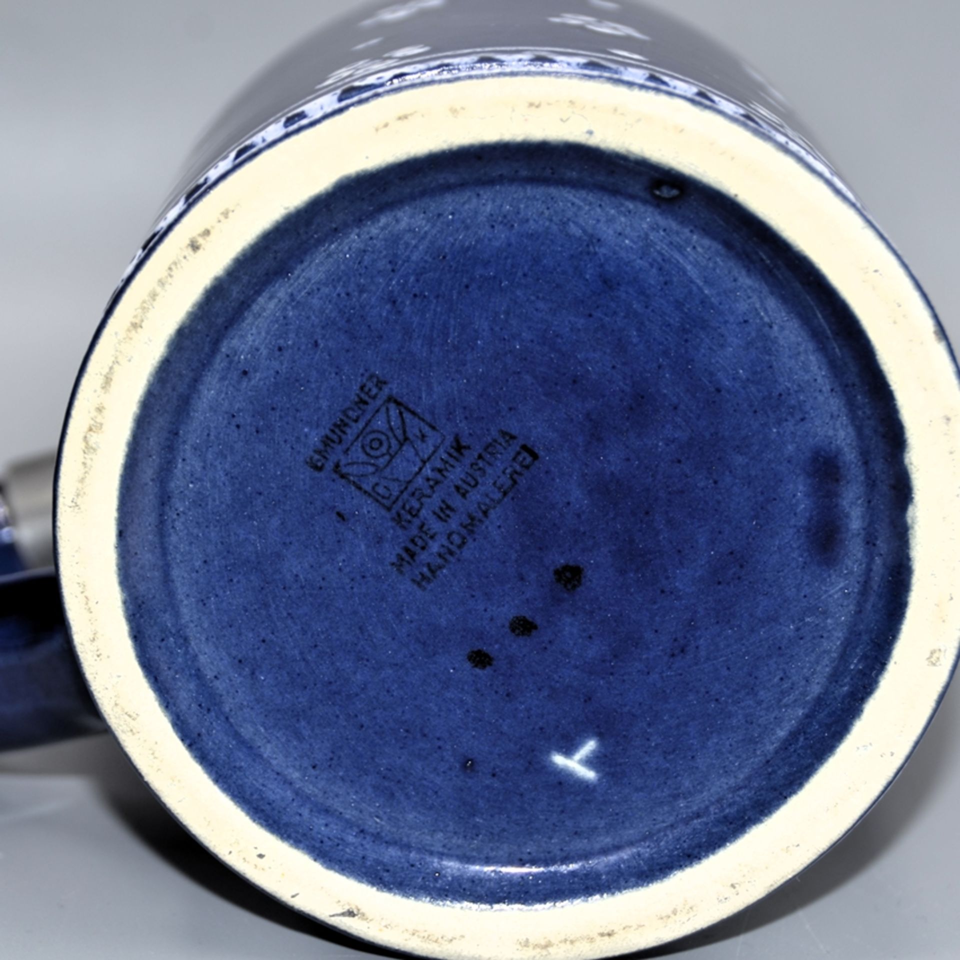 Gmundner Keramik Dirndl blau Konvolut 3-teilig - Bild 2 aus 2