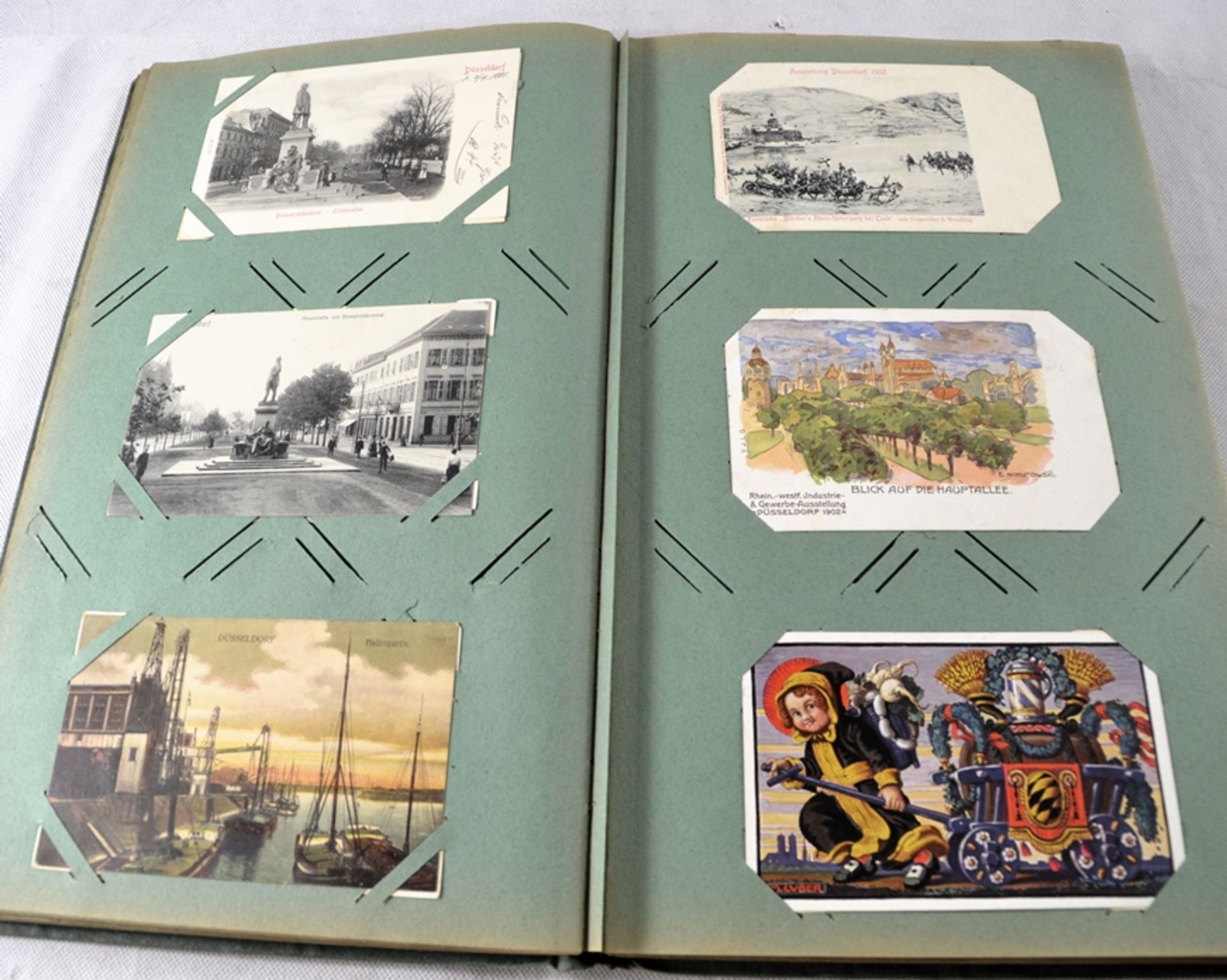 Postkarten Ansichtskarten Album überw. Anfang 20 Jh. ca. 228 St., darunter viele Karten aus München - Bild 12 aus 18