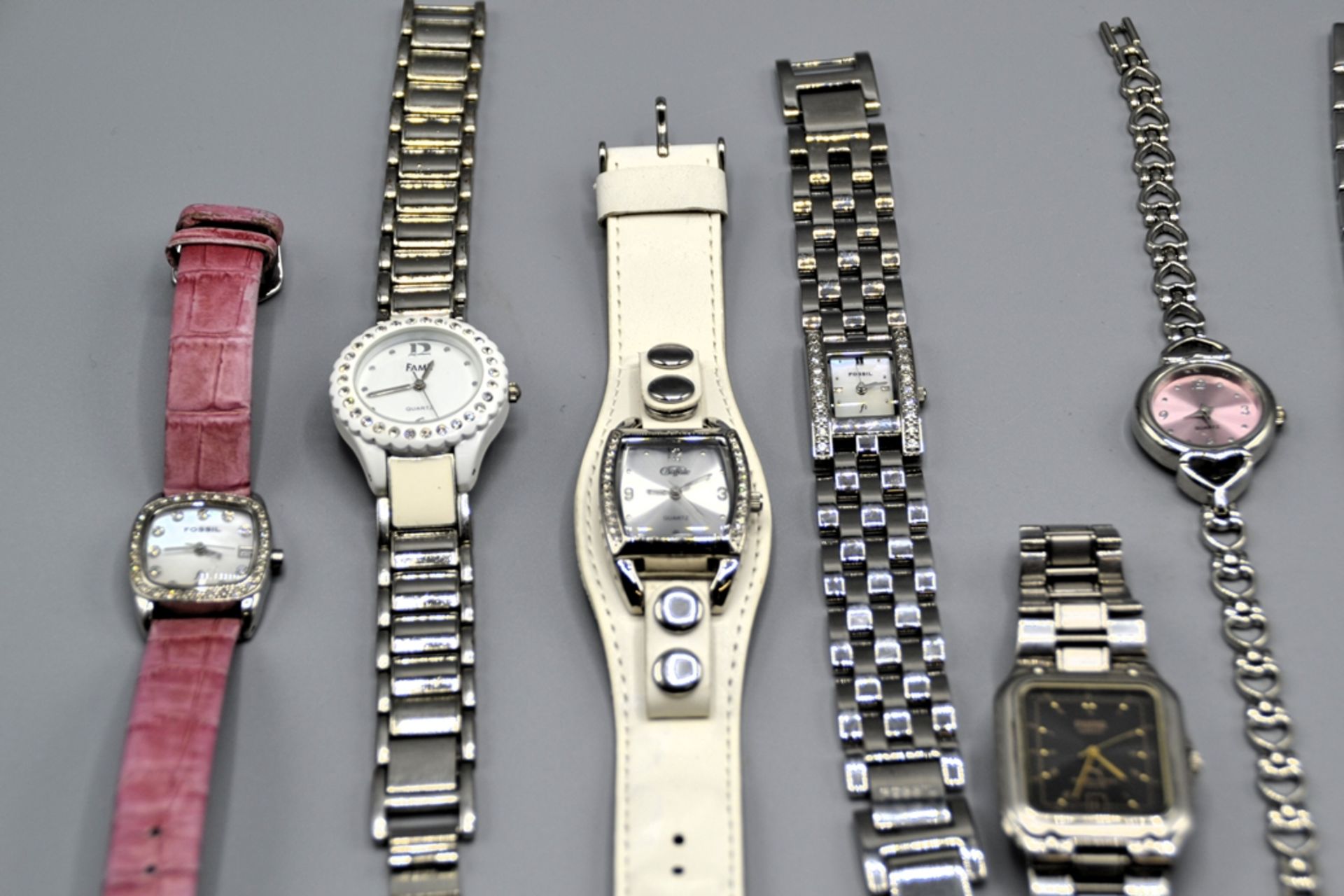Uhren Damenuhren Fossil Esprit Puma etc. Konvolut 7 St., ungetestet - Bild 2 aus 2