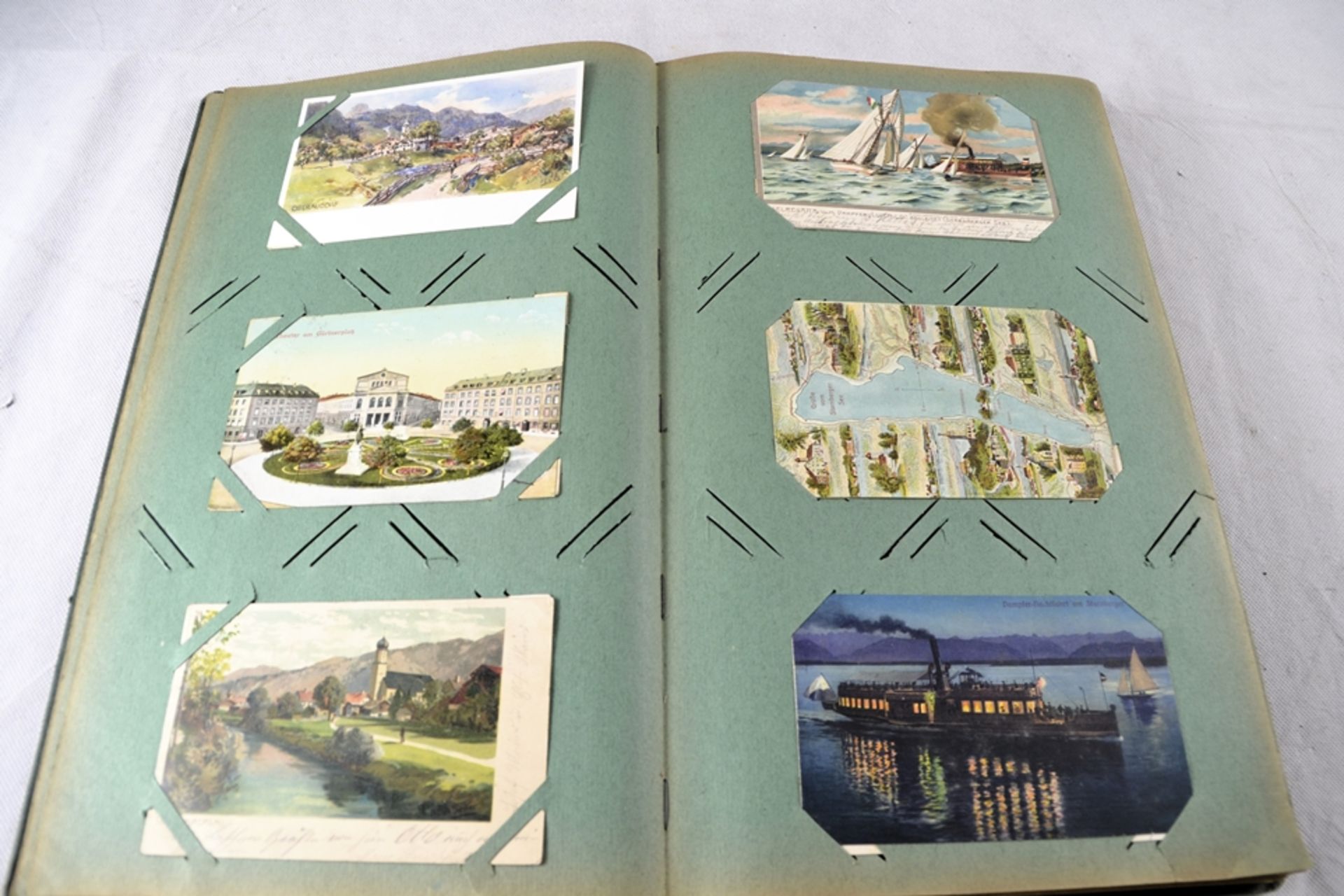 Postkarten Ansichtskarten Album überw. Anfang 20 Jh. ca. 228 St., darunter viele Karten aus München - Bild 9 aus 18