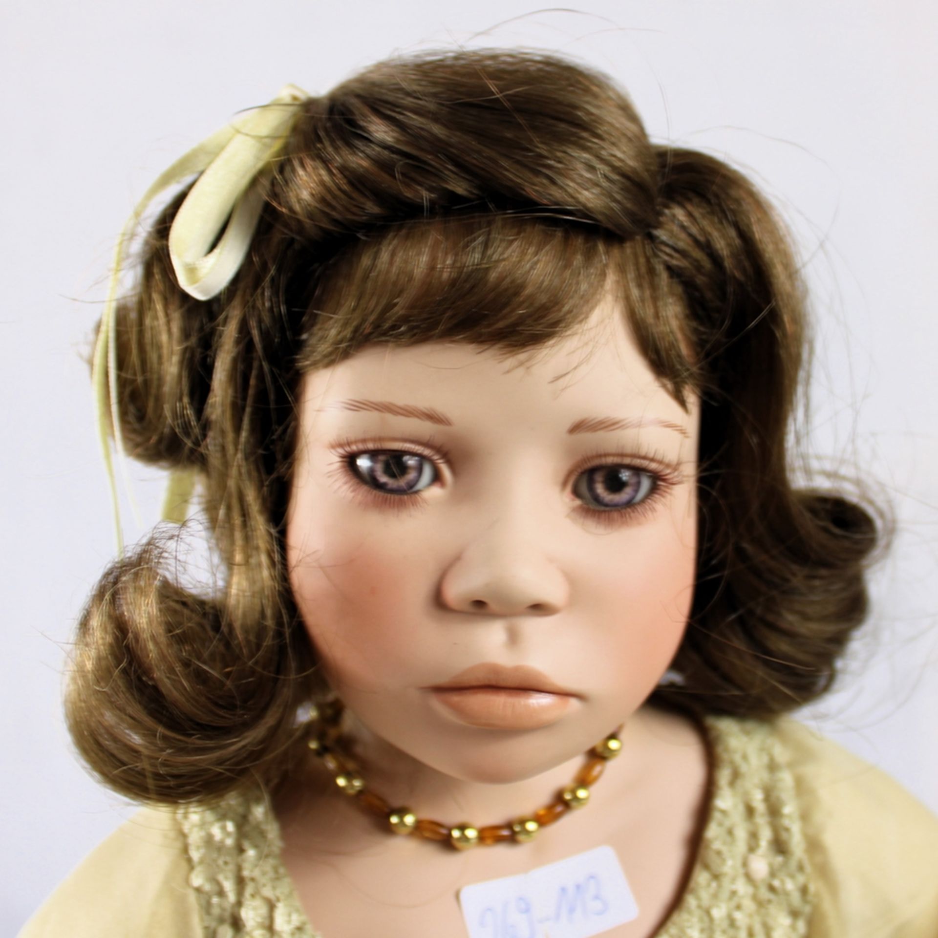 Christine Orange Porzellan Puppe ca. 68 cm limitiert a. 1000 St. - Bild 2 aus 2